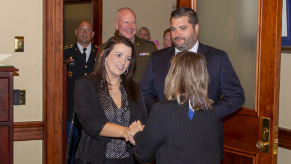 Robinson Welcomes Former POW Jessica Lynch to the Senate